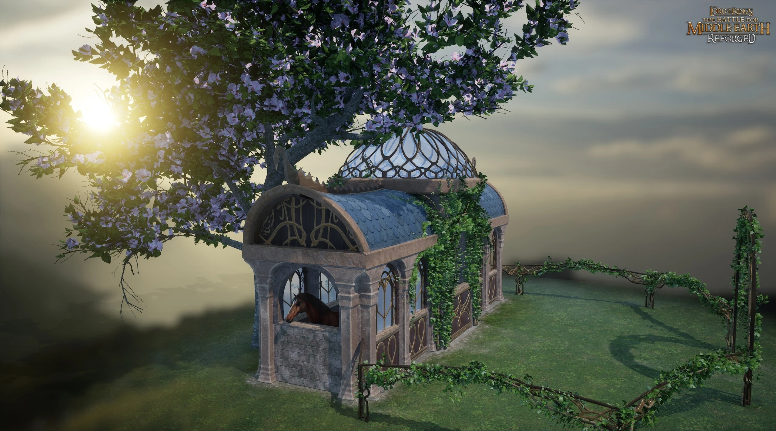 Эльфийская конюшня из фанатского ремейка The Lord of the Rings: The Battle for Middle-earth