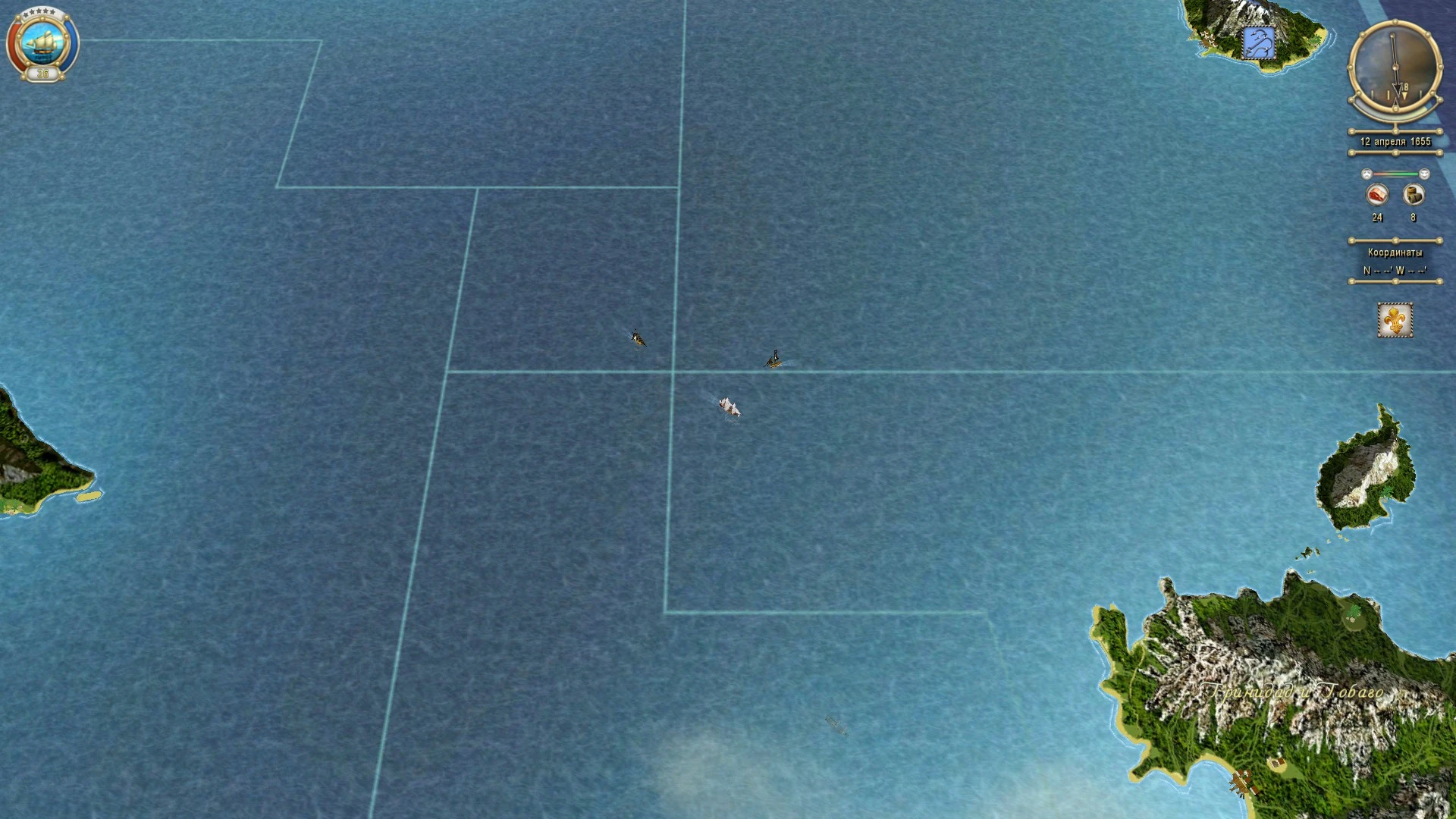 Corsairs: To each his own! "Границы локаций на бумажных картах"