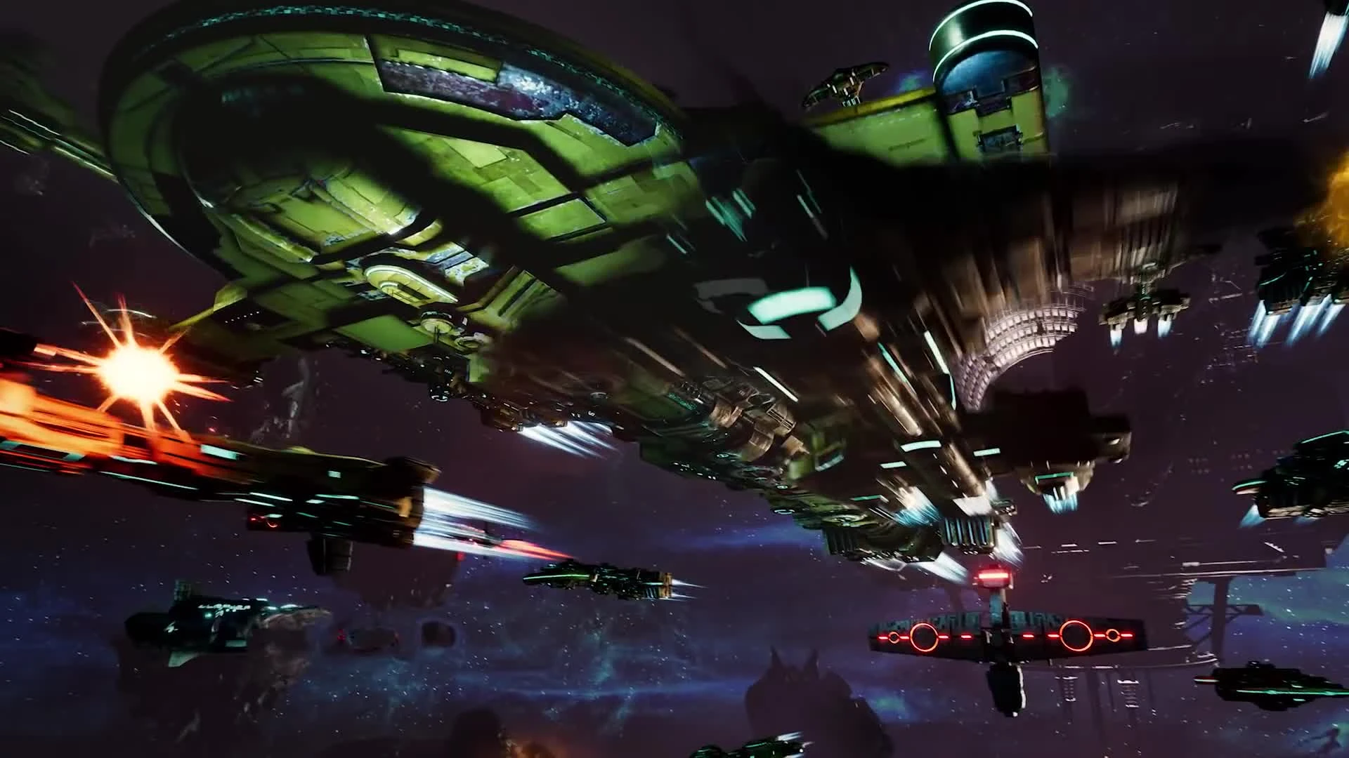 Battlefleet Gothic: Armada 2 - линкор Гал'леат-Ваш'я