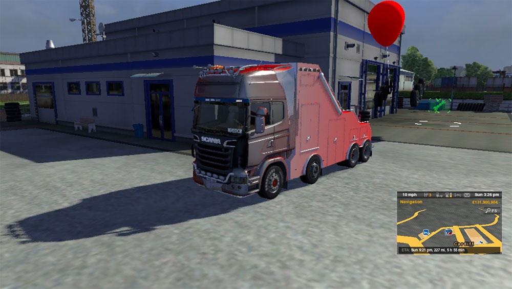 ETS 2 "Balloon - воздушный прицеп"
