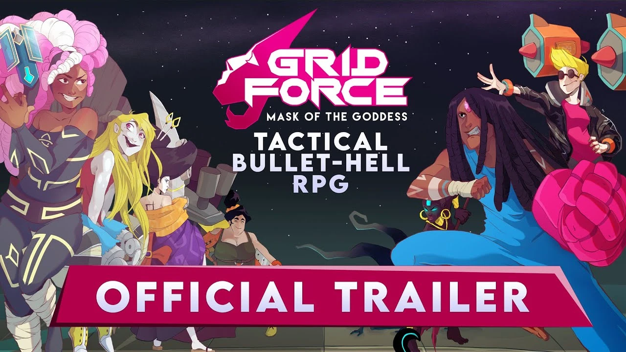 Тактический bullet-hell "Grid Force - Mask of the Goddess" выйдет на ПК и консолях 11 августа