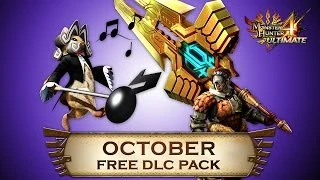 Октябрьское бесплатное дополнение для Monster Hunter 4 Ultimate