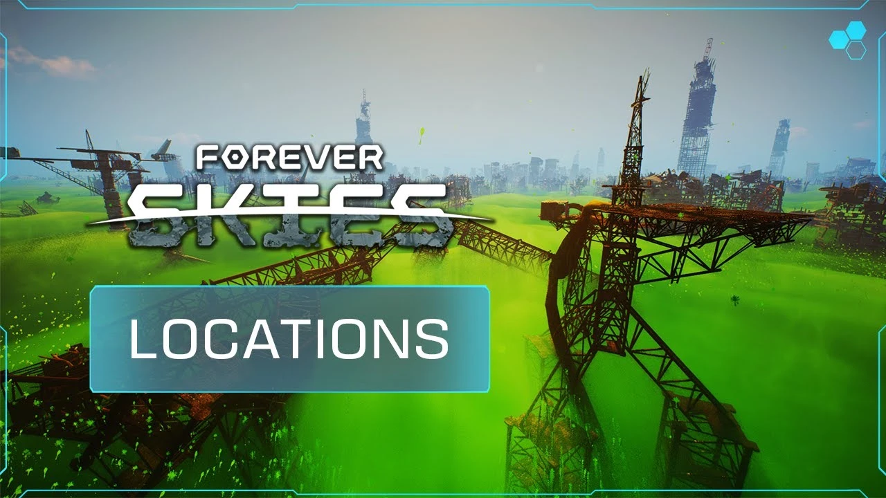 Новый трейлер научно-фантастической игры на выживание Forever Skies посвящён локациям