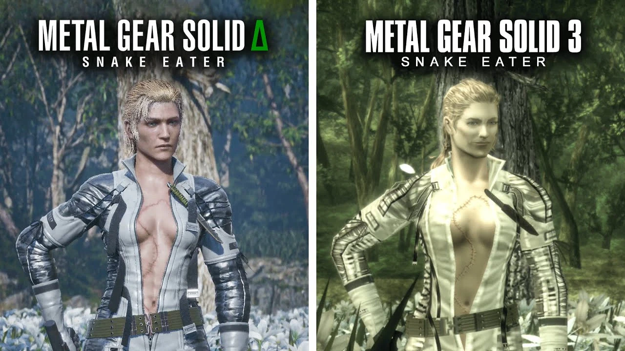 Сравнение битвы с Босс в Metal Gear Solid Delta и оригинальной игре