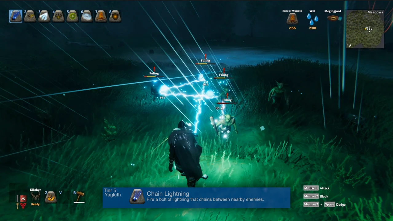 Valheim "Skyheim - магия"