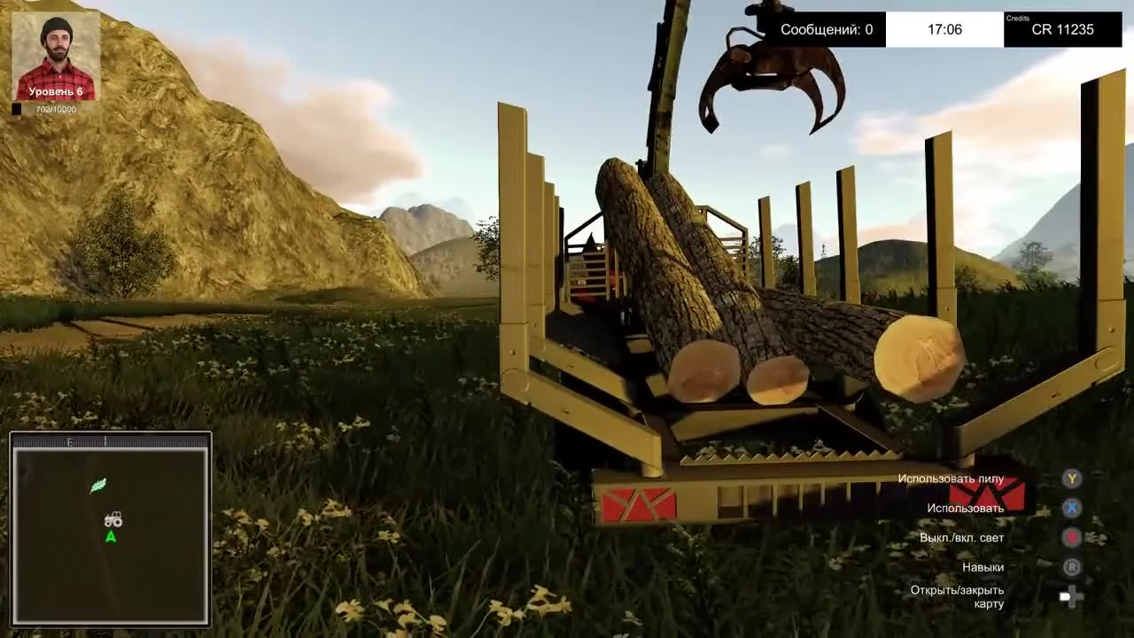 Новое авто лесоруба - ч3 Forestry 2017