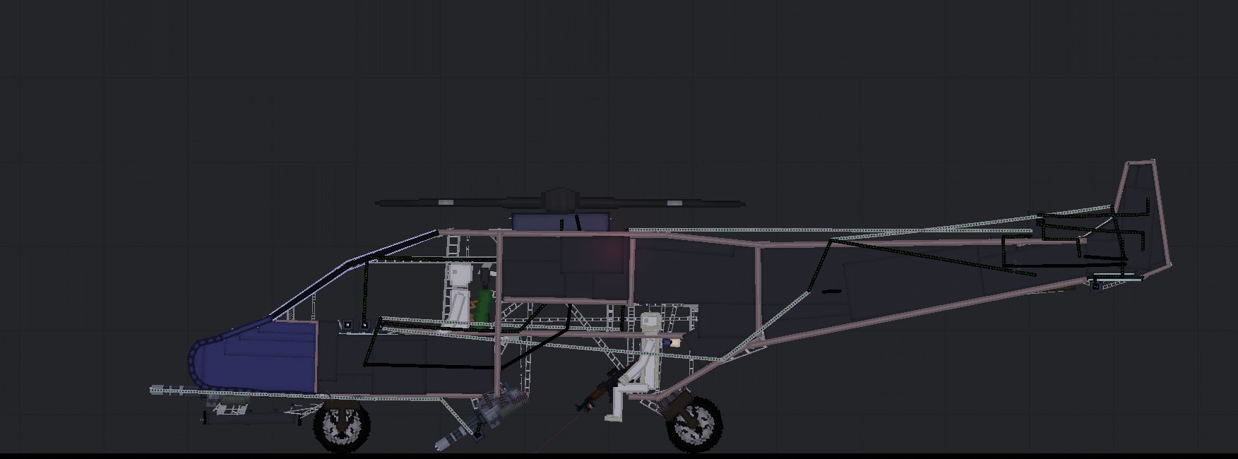 People Playground "Военный вертолёт, похожий на КА-52"