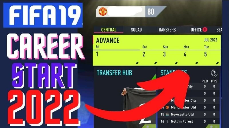 FIFA 19 "Начало карьеры 2022"