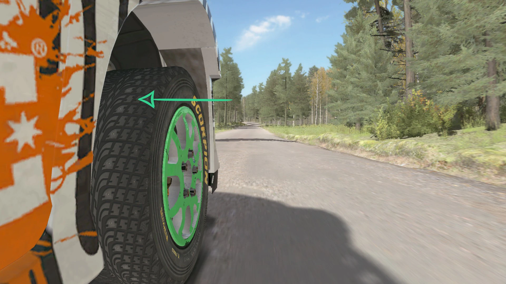 DiRT Rally "Мод шин"