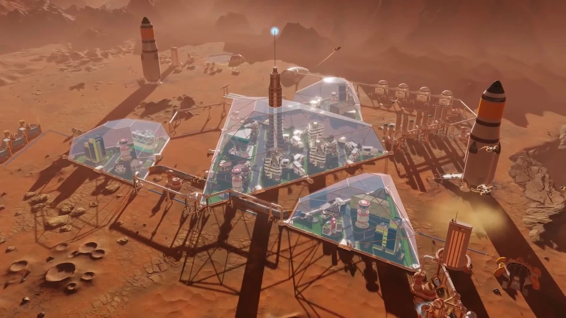 Для градостроительного симулятора Surviving Mars анонсировано крупное дополнение Space Race