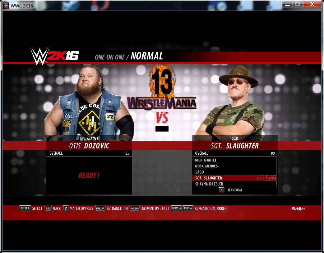 WWE 2k16 "Otis, Sgt рендеры"