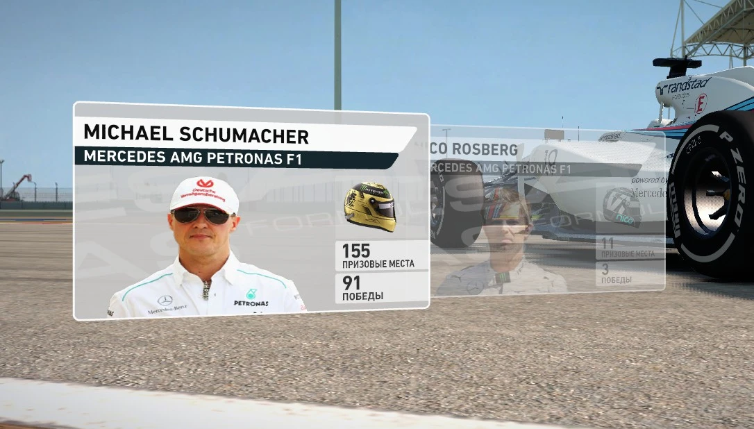 F1 2014 "Michael Schumacher In Back F1"
