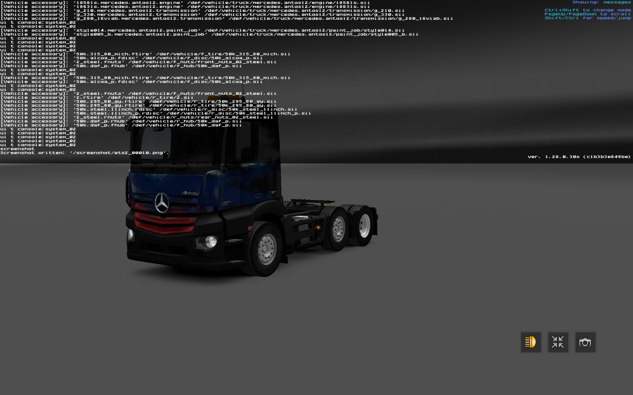 ETS 2 "Mercedes Antos '12 v1.28.0.30s"