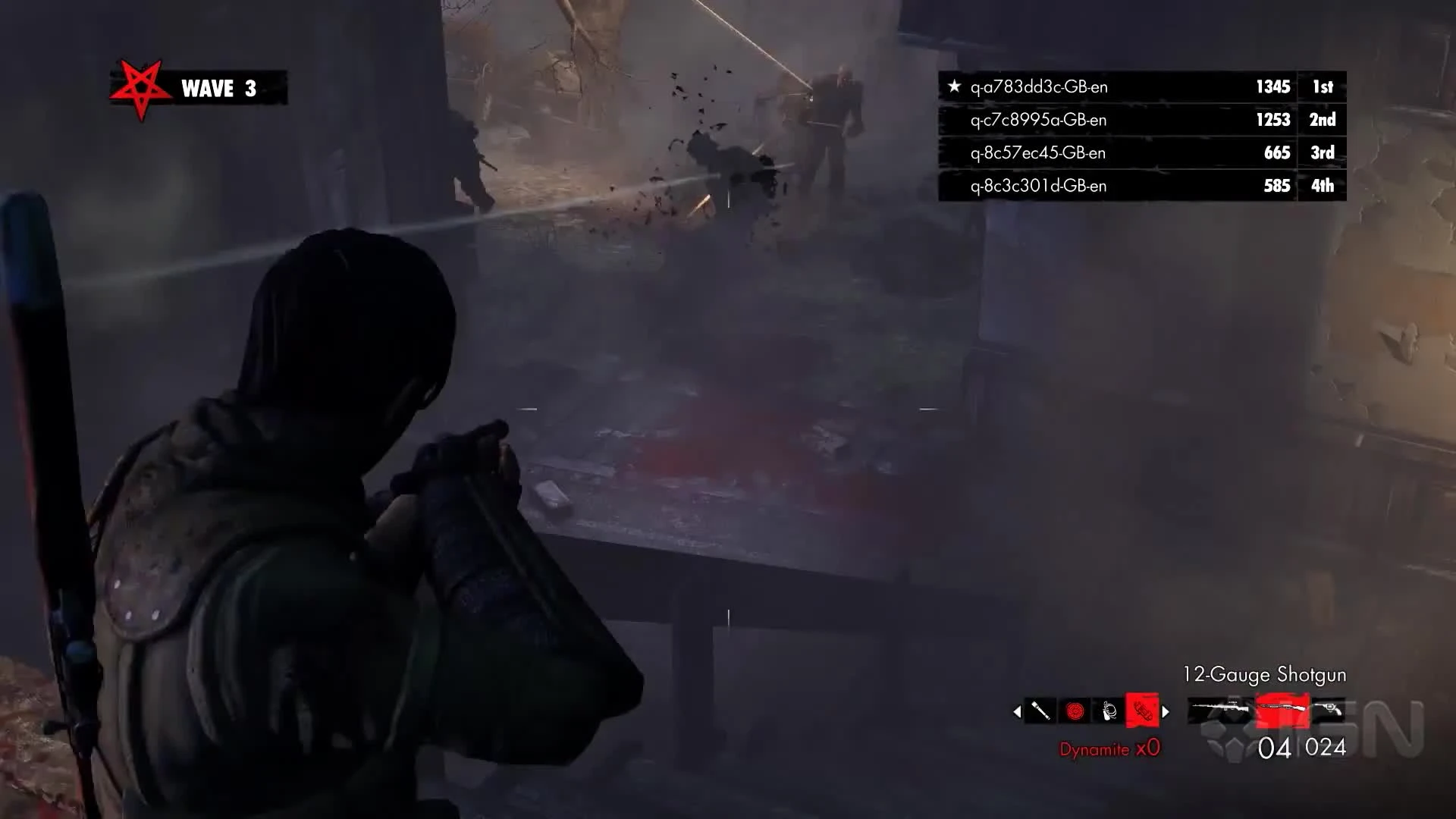 Zombie Army Trilogy Хард мод - геймплей