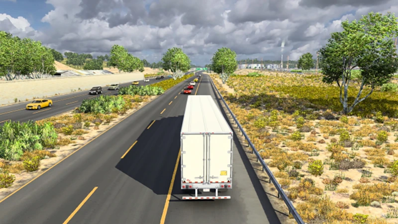 American Truck Simulator "Новые текстуры дорог" [v2.2]