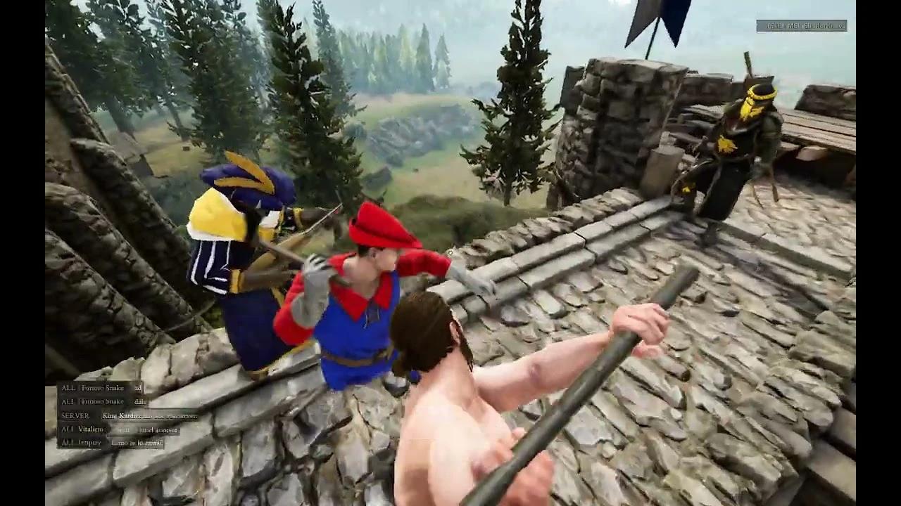 Марио играет в Мордхау