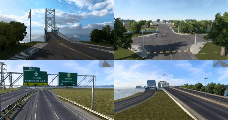 American Truck Simulator "Карта-дополнение для карты Coast To Coast - Discover Ontario" [v2a-1.51]