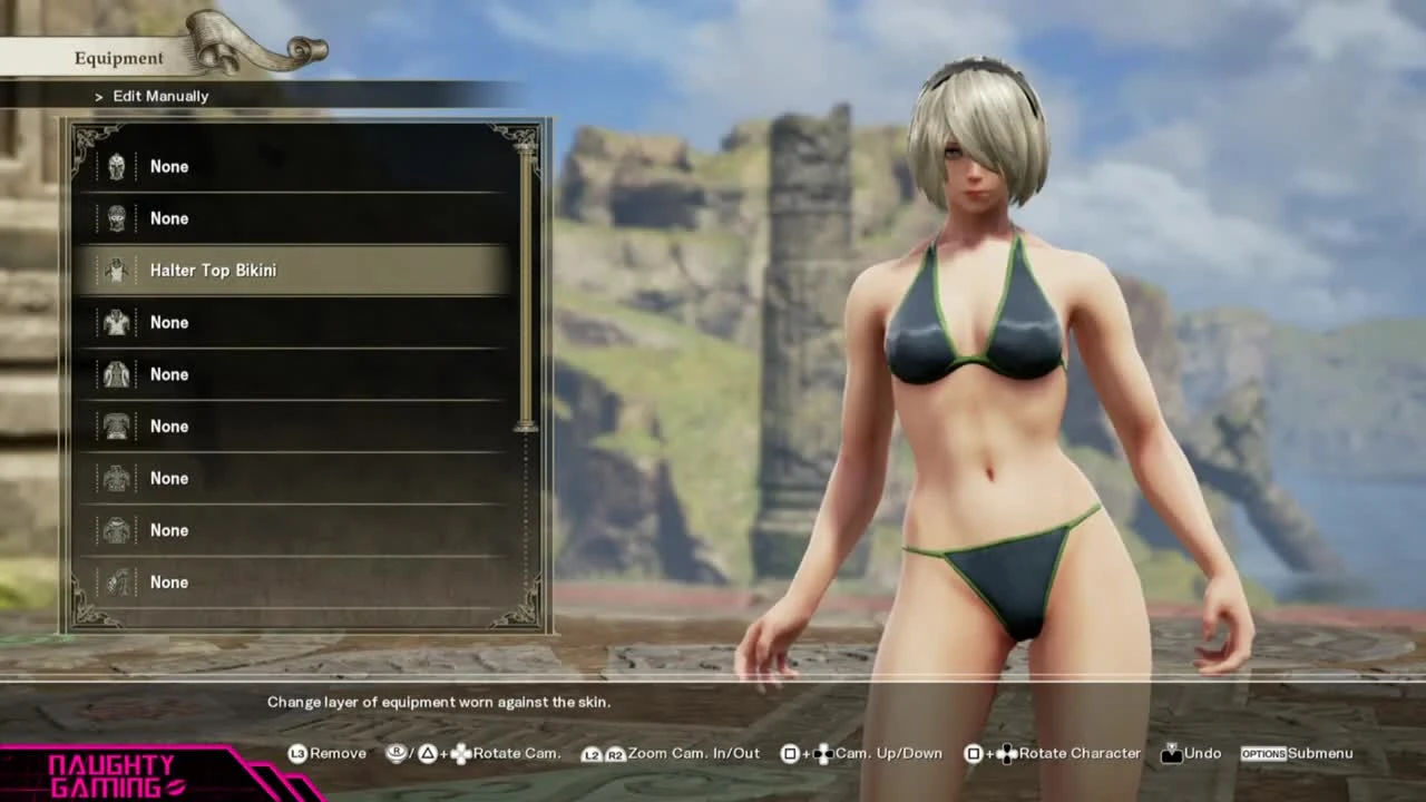 SoulCalibur 6: 2B примеряет все костюмы женских персонажей