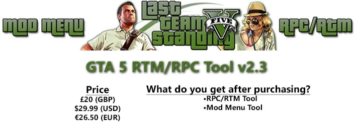Grand Theft Auto 5: Modding Tool/Mod Menu (Last Team Standing) [PS3]