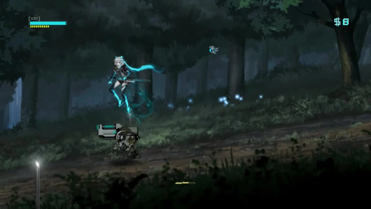 ICEY - крутой инди слэшер)