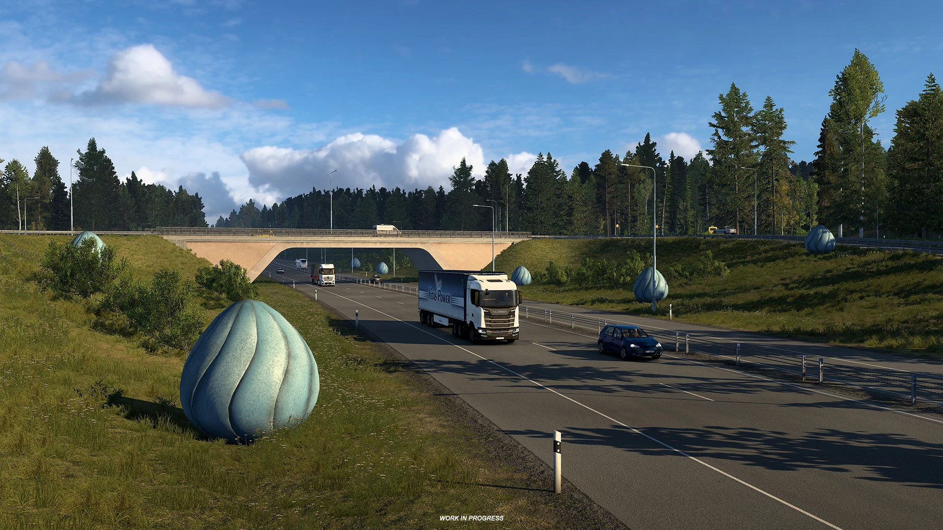 Свежие скриншоты из будущего DLC Северные горизонты для Euro Truck Simulator 2 - Придорожные достопримечательности