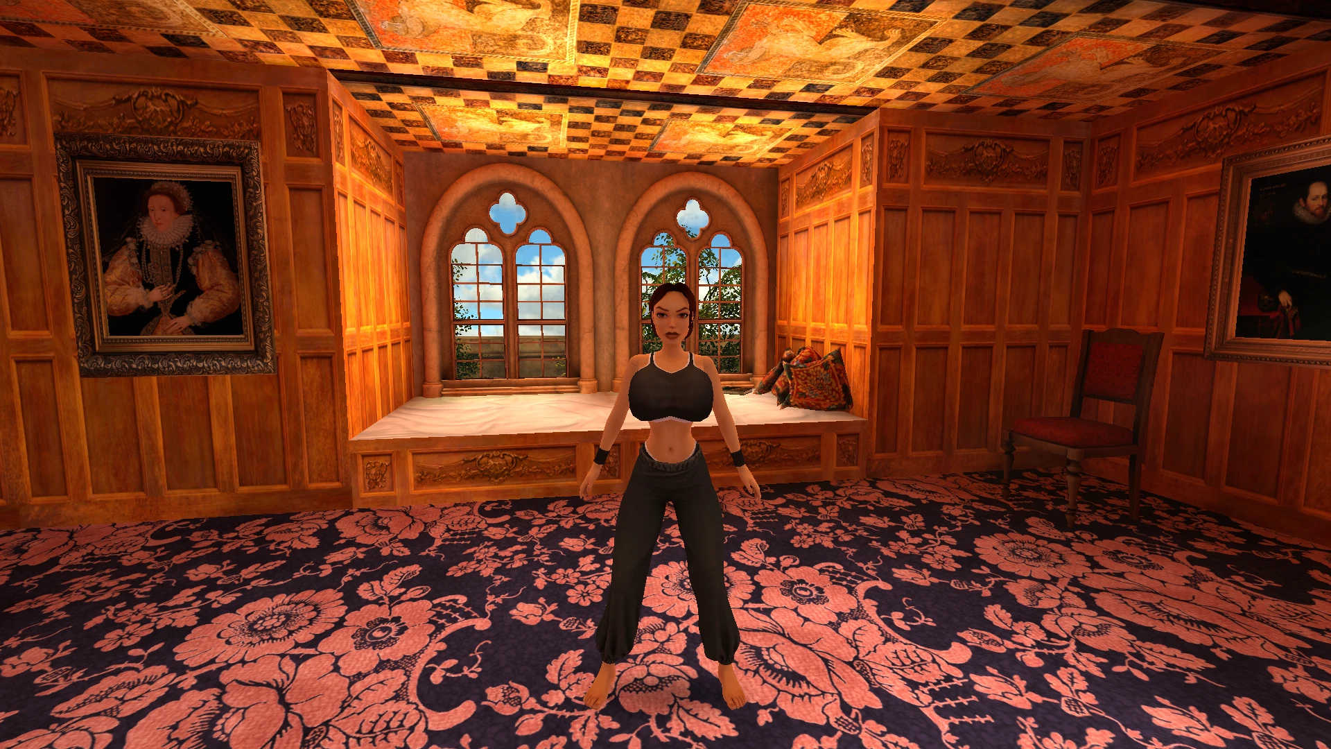 Tomb Raider 1-2-3 Remastered "Большегрудая Лара"