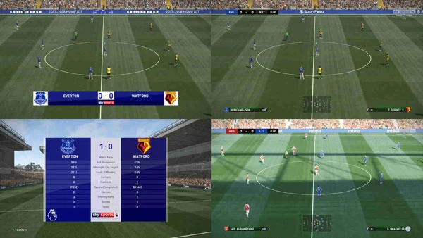 PES 2019 "Scoreboard Sky Sports EPL 2019"