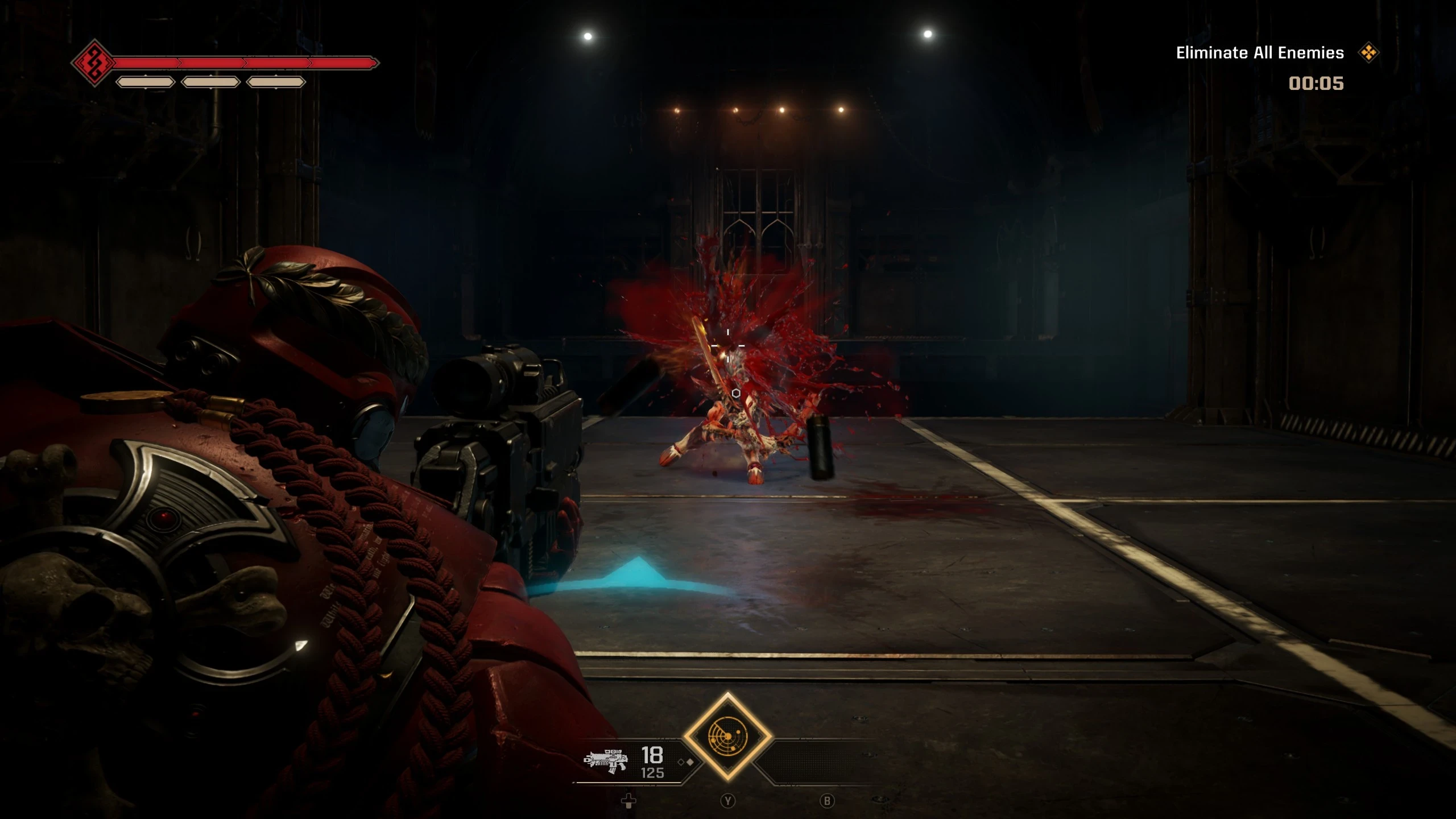 Warhammer 40,000: Space Marine 2 "Нет хитмаркеров - простое перекрестие"