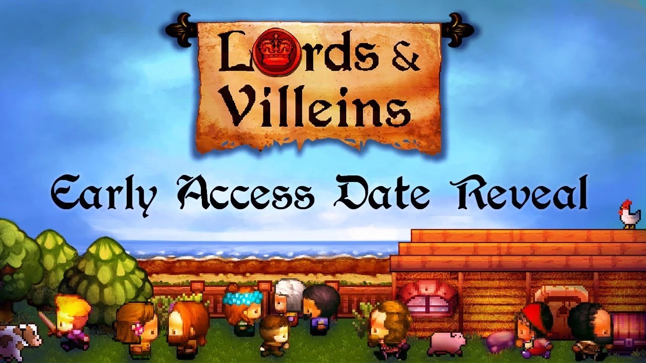 Симулятор средневекового поселения Lords and Villeins выйдет на ПК в раннем доступе 30 сентября