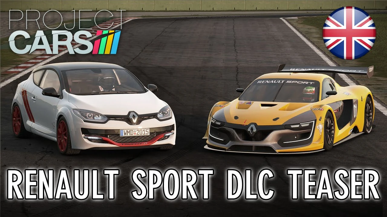 Тизер-трейлер Project Cars - набор Renault Sport