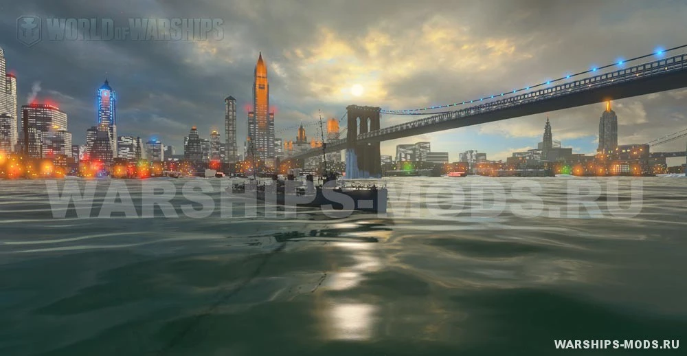 World of Warships "Рандомная погода в доках 0.5.4.1"