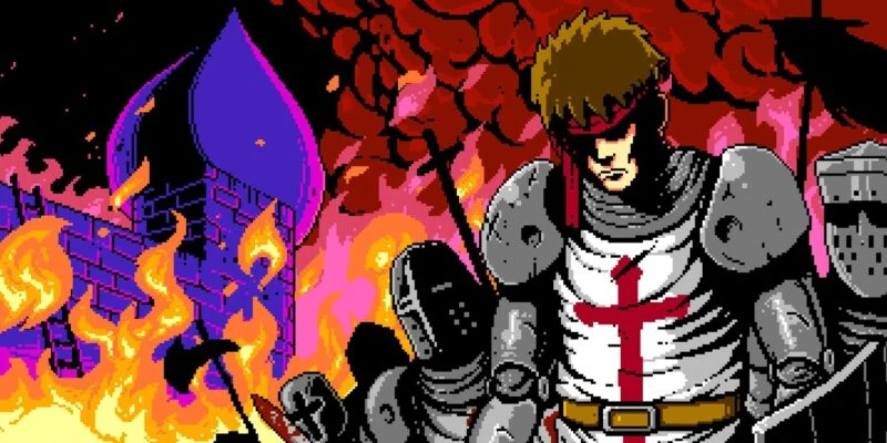 Геймплей ролевого ретро-приключения Infernax