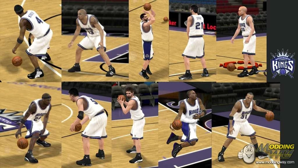 NBA 2K12 "Scramento Kings 02 Shoes Pack"