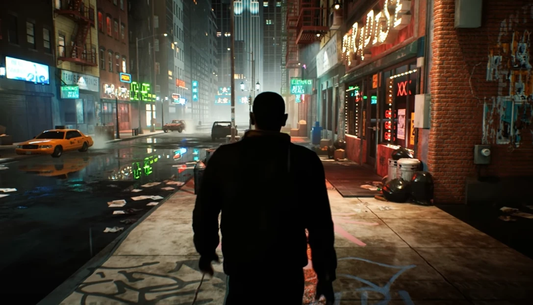 Концептуальный фанатский трейлер Grand Theft Auto 4 на Unreal Engine 5