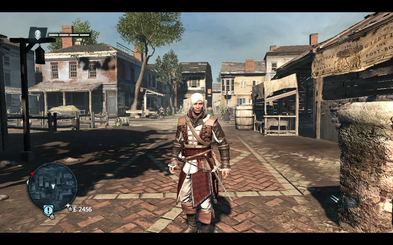 Assassin's Creed: Rogue "Белый костюм Эдварда с красными вставками"