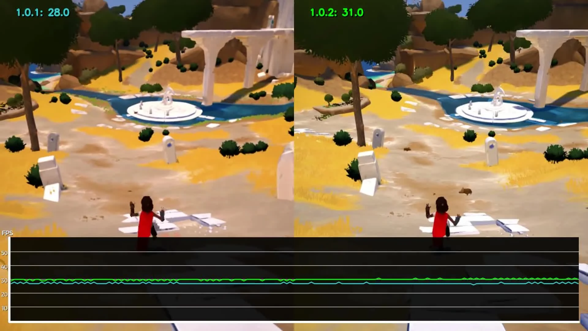 RiME - Nintendo Switch 1.0.1 vs. 1.0.2 Сравнение графики и Тест частоты кадров