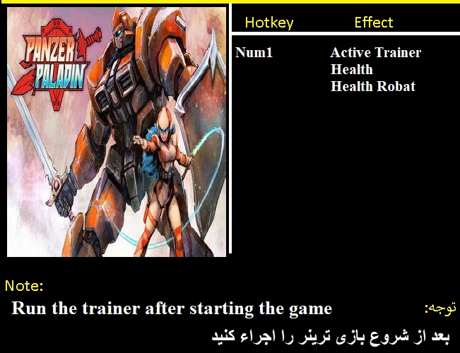 Panzer Paladin: Трейнер/Trainer (+2) [1.0] {Abolfazl.k}