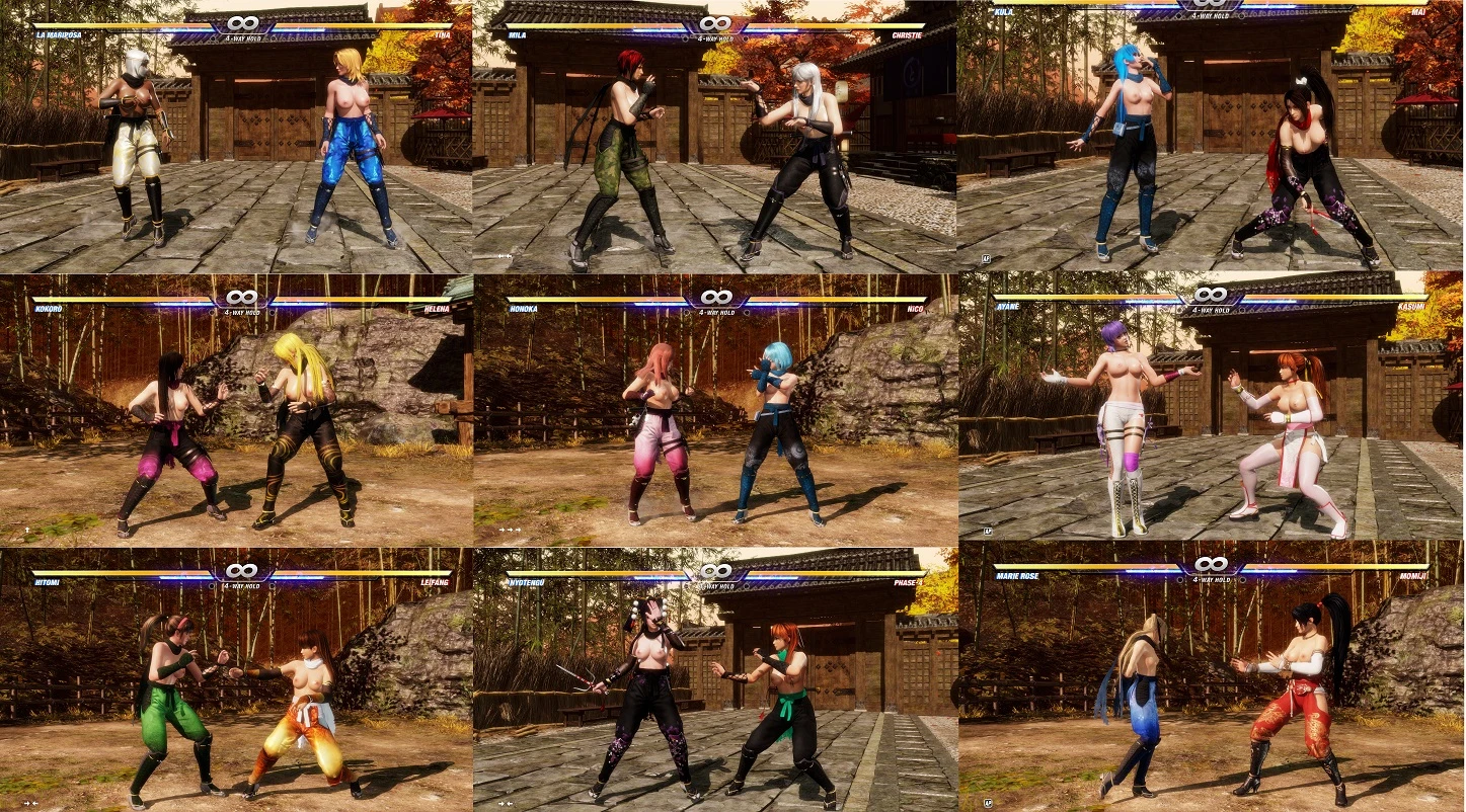 Dead or Alive 6 "Half naked ninjia costume mod" (18++)