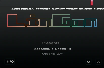 Assassin's Creed 3: Трейнер/Trainer (+20) [1.06] {LinGon}