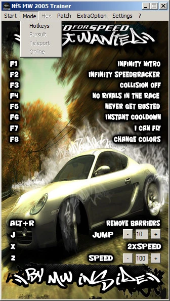 Need for Speed: Most Wanted (2005): Трейнер/Trainer (+26) [Latest] {MW Inside}