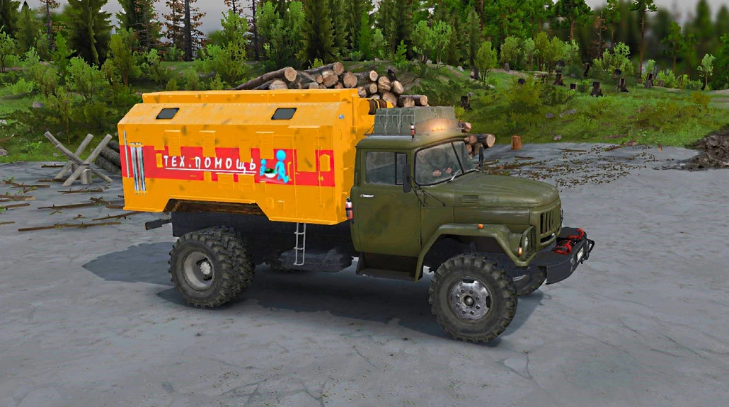 Spintires "Зил-130 4x4 версия 03.02.18"