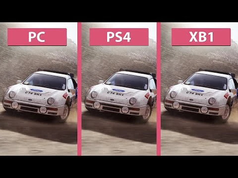 Candyland: сравнение графики в DiRT Rally - PC vs. PS4 vs. Xbox One