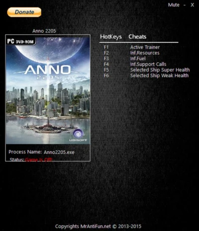 Anno 2205: Трейнер/Trainer (+5) [1.2] {MrAntiFun}