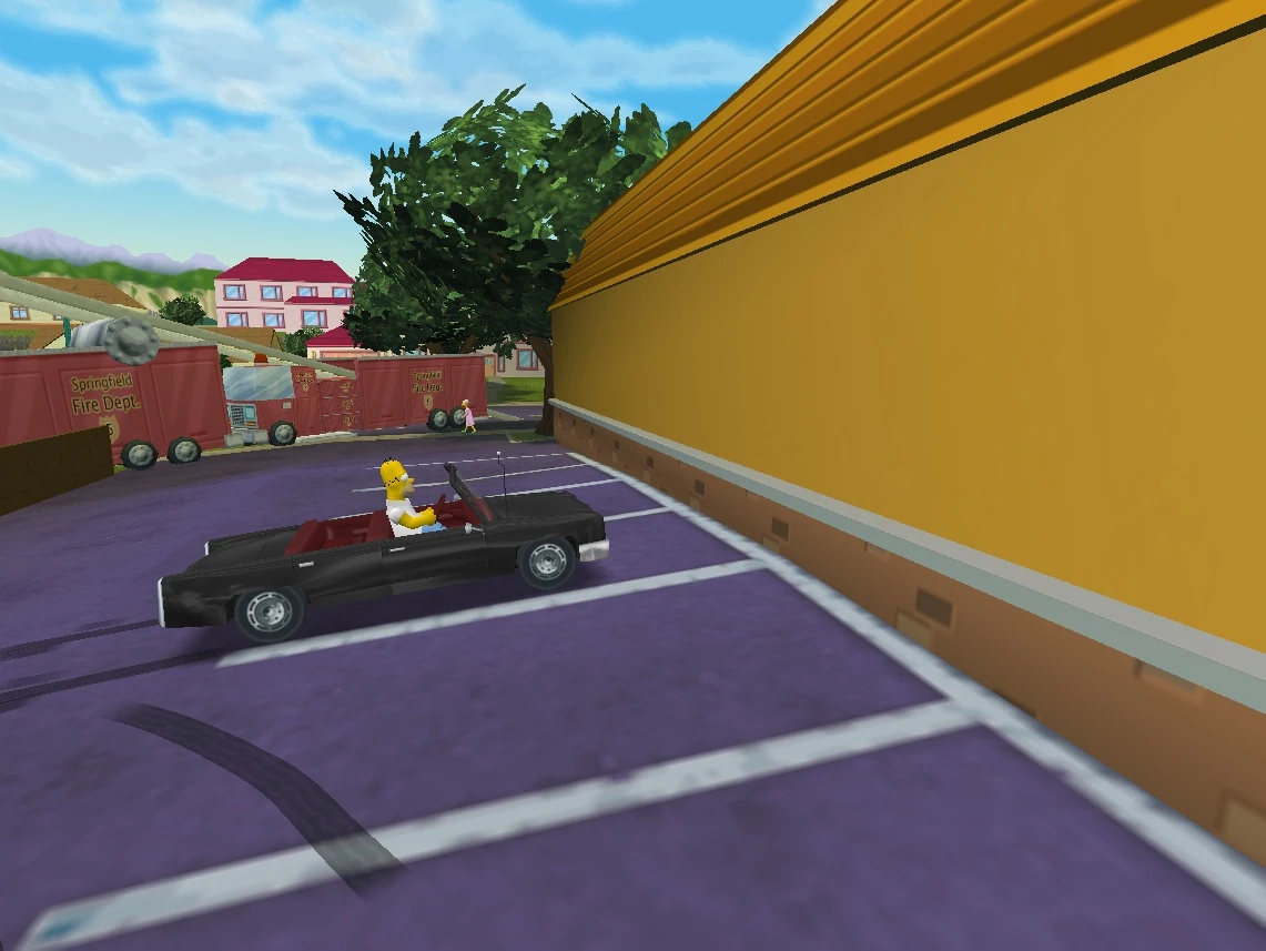 The Simpsons Hit & Run "Черный седан"