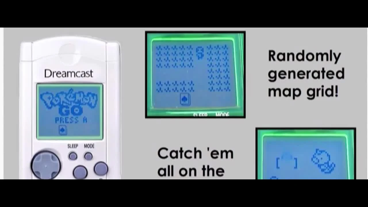 Pokemon Go на Sega DreamCast!