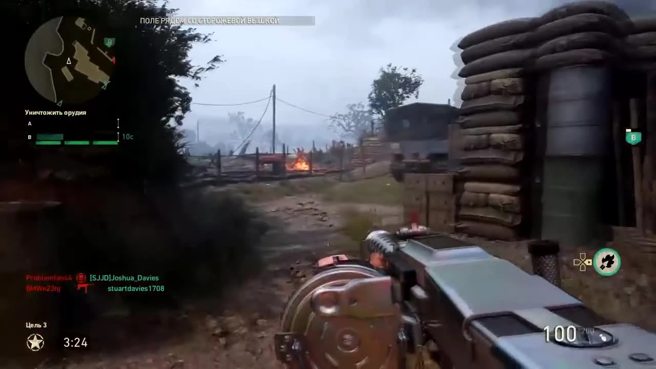 Пулеметы в Call of Duty: WWII