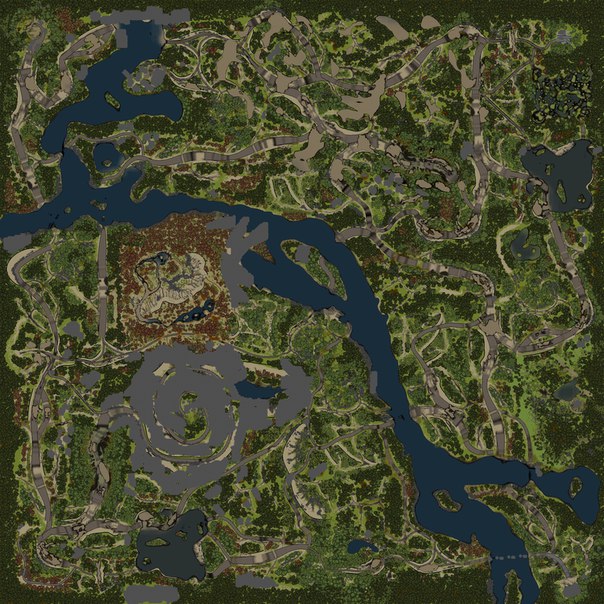Spintires "Карта "Яма" Level_the_Pit_v2 for v.23.10.15"
