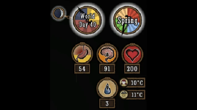 Don't Starve "Combined status"