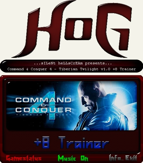Command & Conquer 4 - Tiberium Twilight: Трейнер (+8) [1.5.3698] {HoG/sILeNt heLLsCrEAm}