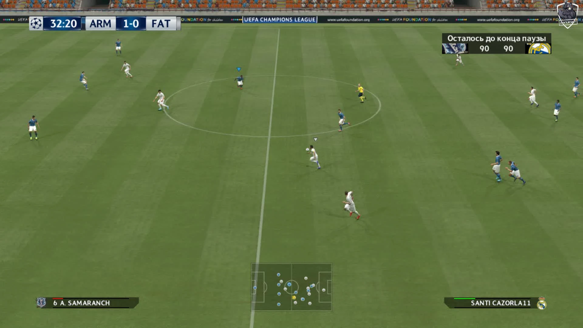 Прохождение  Pro Evolution Soccer 2016 (MyClub)